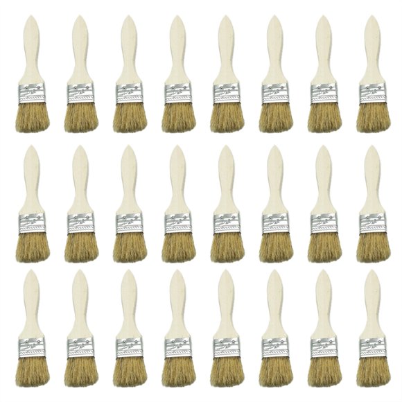 Cqxid Woodworking Tools Under $10 Paint And Chip Paint Brushes For Paint Stains Varnishes Glues And Gesso 24PCS