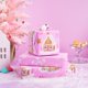 thumbnail image 4 of Envoltorio de regalo WRAPAHOLIC, reversible, rosa, pan de jengibre, 43 x 10 m, 4 of 8