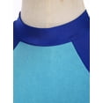 thumbnail image 3 of YONGHS Women's Color Block Irregular Dance Dress Sleeveless Liturgical Worship Dance Costume Blue S, 3 of 7