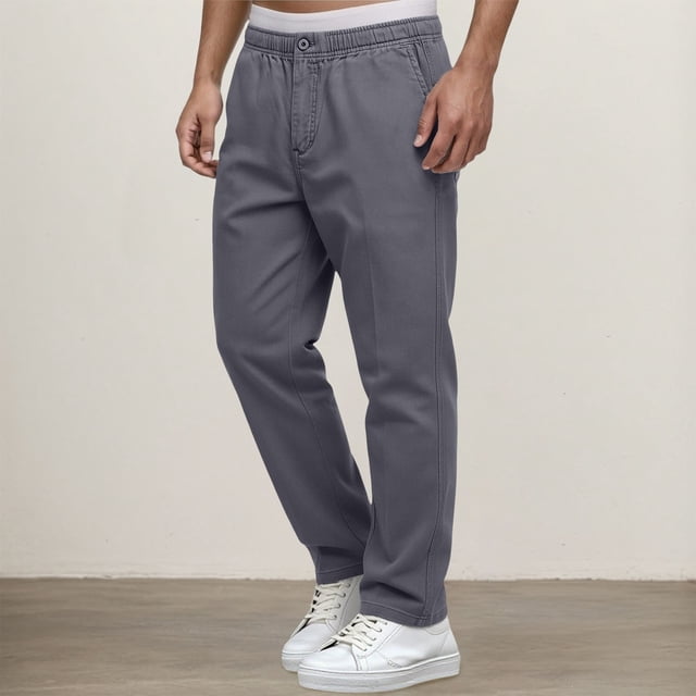 Product Classification Men' Casual Cargo Pants with Multiple Pockets for Outdoor Work and Daily Wear