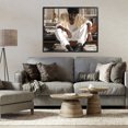 thumbnail image 3 of Stupell Industries Art Deco DJ with Record Collection Black Framed Giclee Art, 30 x 24, by Franklyn Gregory, 3 of 8