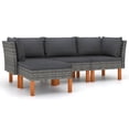 thumbnail image 2 of vidaXL Garden Lounge Set Gray, 2 of 6