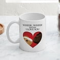 thumbnail image 4 of CafePress - Wheek, Wheek Means I Loveyou Mug - 11 oz Ceramic Mug - Novelty Coffee Tea Cup, 4 of 6