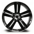 thumbnail image 2 of RTX SMS 18x7.5 5x114.3 ET40 CB73.1 Black Machined Wheel, 2 of 3