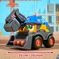 thumbnail image 6 of Dickie Toys: ABC Volvo Danny Digger - Yellow & Blue - Light Up & 5 Sounds, 10" Motorized Vehicle Toy, Construction Excavator, Licensed, Kids Ages 3+, 6 of 12