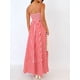 thumbnail image 3 of Vestido largo de verano Tsseiatte para mujer, con tirantes finos, espalda descubierta y corte A, fluido, 3 of 7