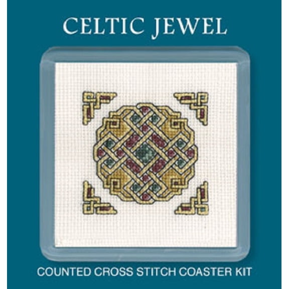 Textile Heritage Coaster Kit - Celtic Jewel