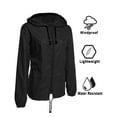 thumbnail image 2 of Rosvigor Womens Waterproof Raincoat Lightweight Rain Jackets Windproof Hooded Jacket with Pockets, 2 of 5