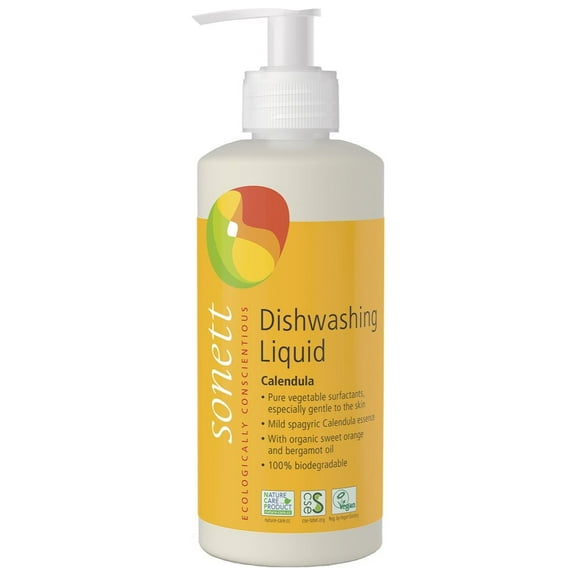 Sonett Organic Dishwashing Liquid Calendula 10 fl. oz/ 300ml Pack of 1