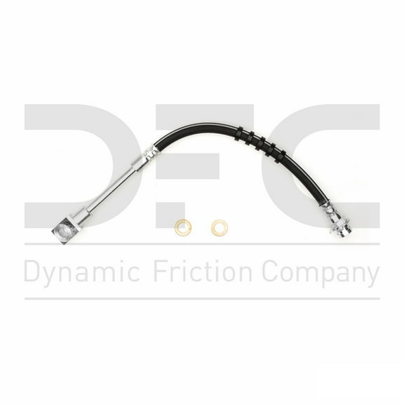 Rear Dynamic Friction Company Brake Line Hose 350-47140 For 1984-1987 Chevrolet Corvette