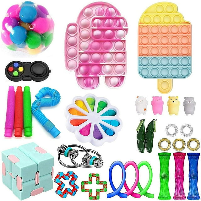 Juguete sensorial Push Bubble Fidget para aliviar el estrés del autismo