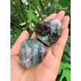 thumbnail image 2 of Rainbow Fluorite Gemstone Hearts, Polished Rainbow Fluorite Puffy Hearts, Rainbow Fluorite Palm Stone, Rainbow Fluorite Heart (1 Heart), 2 of 9