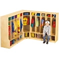 thumbnail image 3 of 5 Section Coat Locker with Step, 3 of 7