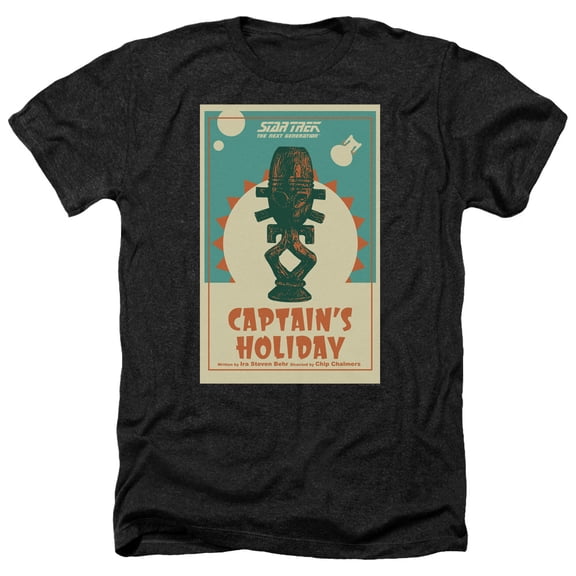 Star Trek - Tng Season 3 Episode 19 - Heather Short Sleeve Shirt - X-Large