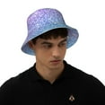 thumbnail image 6 of Daiia Multicolor Glitter Pattern Bucket Hat - Trendy Cotton Sun Hat for Beach, Golf, Fishing - Fun Outdoor Vacation Boonie for Men and Women, 6 of 9