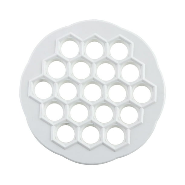 Mejor máquina para hacer empanadillas - Prensa para empanadillas de 19 agujeros con asa ergonómica para dumplings caseros rápidos y sencillos, diseño plegable para fácil almacenamiento