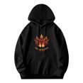 thumbnail image 3 of Men's Long Sleeve Hoodie Pullover Sweatshirt with Flame Pockets - 2025 BOUJSES Design Relaxed Fit, 3 of 7