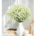 thumbnail image 3 of 100pz Flores Gypsophila Artificiales Para Ramo De Decoracion Xtellar Blanco, 3 of 3