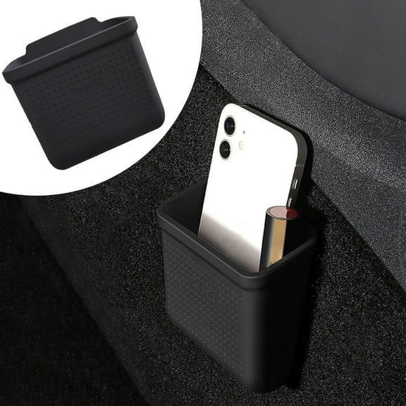 for Tesla Model 3 Model Y Accessories Center Console Organizer Tray Storage Box Cell Phone Pocket Silicone Hook Bag Sunglasses Holder Coin Case for Flocking