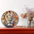 thumbnail image 6 of YAZAOO Decorative Wall Clock Size：25cm Fiery Majesty Design Pattern Clock, 6 of 10