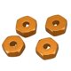 thumbnail image 4 of 16x Mejoras de Adaptador Hexagonal de Cubo de Rueda Combinada de Aleación de Aluminio para 144001, Amarillo, 4 of 10