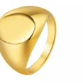 thumbnail image 3 of QQTDFG Men Women Stainless Steel Square Shape Signet Simple Wedding Statement Ring-Shape K-Silver-12, 3 of 6