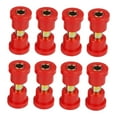 thumbnail image 5 of Nishiyuenyi 8 Pieces Front & Rear Leaf Spring Bushing Kit Sturdy Leaf Spring Bushing Set Red, 5 of 9