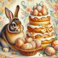 thumbnail image 1 of 5D DIY Kit Conejito Pascua Del Arte 30x30cm, 1 of 9