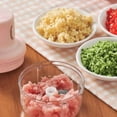 thumbnail image 5 of Picadora de ajo eléctrica, mini procesador de alimentos portátil, procesador triturador de alimentos inalámbrico con carga USB para frutas, (taza de 250 ML), 5 of 5
