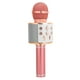 Haut-parleur Micro Karaoké, Microphone Sans Fil Léger pour la Maison pour KTV Or Rose – image 1 sur 8
