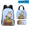 thumbnail image 1 of Mario School Backpack Travel Bag Three-piece Lunch Backpack Student Schoolbag Teen School Gift, 1 of 3