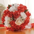 thumbnail image 5 of Wedding Bouquet - Artificial Silk Roses with & Pearl Accents, Bridal & Bridesmaid Bouquets, Elegant Flowers for Bride, , Party, and Home Decor, 5 of 5