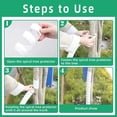 thumbnail image 5 of 2 Pcs Plastic Spiral-Type Tree Guard for Tree Trunk Protection Colorful, 5 of 9