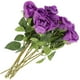 thumbnail image 1 of 10 rosas artificiales con tallos para hacer tú mismo, ramos de boda., 1 of 6