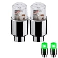 thumbnail image 3 of 2 Uds Luces De Rueda Coche Bicicleta Rueda Neumático Válvula Polvo Luz Radios Flash Luces Para Coche Camión SUV Motocicletas Bicicleta ANGGREK No, 3 of 7