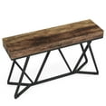 thumbnail image 6 of Tribesigns 55 Inch Console Table, Farmhouse Sofa Table Wood Entryway Table with Unique Metal Base, Behind The Couch Table Foyer Table for Hallway, Living Room, Rustic Brown & Black, 6 of 7