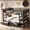Full Bunk with LED Light, variant on Bellemave Twin Over Twin Over Twin Bunk Bed Metal Triple Bunk Bed with Storage 3 Bunk Beds for Teens,  Detachable Bunk Bed for 3, Black