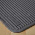 thumbnail image 3 of KitchenAid Ribbed Soft Silicone Pot Holder 2-Pack Set, Charcoal Grey, 7"x9", 3 of 6