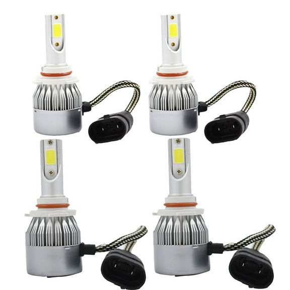 9006 9005 Total 2120W LED Headlight High Low Beam 9012 H10 Combo Kit 6000K White Universal for Automobile