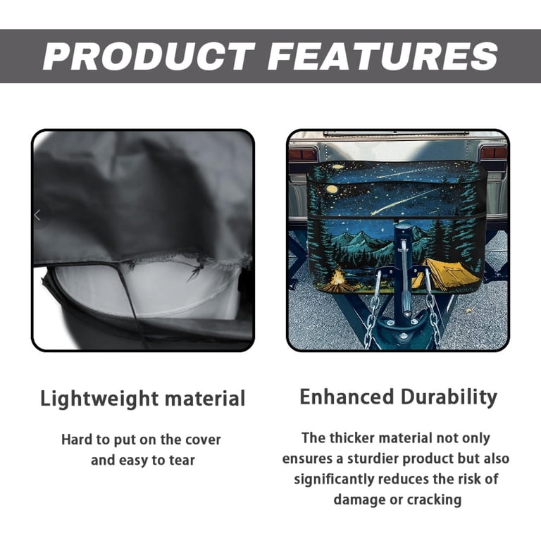 Camco Camper/RV Dual Propane Tank Cover Features Hinged Top Panel & Custom Molde Camco Camper/RV Dual Propane Tank Cover Features Hinged Top Panel & Custom Molde