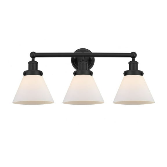 Innovations Lighting - Cone - 3 Light Bath Vanity In Industrial Style-11.5
