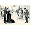 thumbnail image 2 of Gibson, Charles Dana 24x17 Black Ornate Wood Framed with Double Matting Museum Art Print Titled - Matrimonial Misfits, 2 of 4