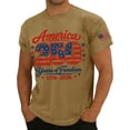 thumbnail image 3 of Men's 250th Anniversary Usa Shirt American Revolution Short Sleeved Shirt 2026 Tee American Flag Patriotic Shirts Blouses, 3 of 4