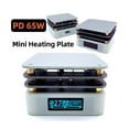 thumbnail image 3 of 1PC 65W Mini Hot Plate SMD Preheater Preheating Rework Station PCB Board Soldering Desoldering Heating LED Strip Repair Tool ,Accurate Temperature, 3 of 6