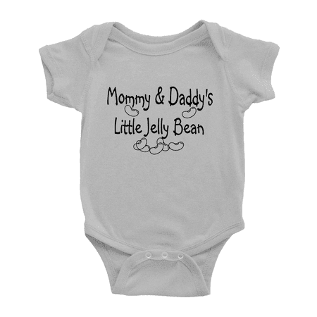 

Mommy and Daddys Little Jelly Bean Cute Baby Bodysuit Newborn Clothes