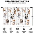 thumbnail image 2 of Blackout Kids Curtains,Cartoon Corgi Dog and Footprints Childrens Insulated Curtains Set Of 2,Bedroom Essentials,Toddler Room Decor 42"x54"(106x137cm), 2 of 4