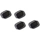 thumbnail image 1 of Scienceny Paquete de 4 parasoles para ventana lateral de automóvil extraíbles autoadhesivos internos transpirables parasol transparente negro Automoción decorativa y accesorios Transparencia Negro Scienceny VI015593-01, 1 of 6