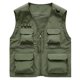 thumbnail image 1 of Chaqueta deportiva ligera para hombre, sin mangas, con bolsillos, de color liso, versátil para todas las estaciones., 1 of 7