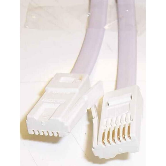 PRO SIGNAL - White BT Plug to Plug (BT631A) Telephone Cable - 5m