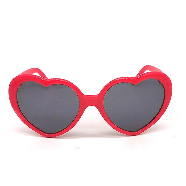 CHAO Nuevo Gafas con efectos especiales, regalos, luces que se convierten en imagen de amor,